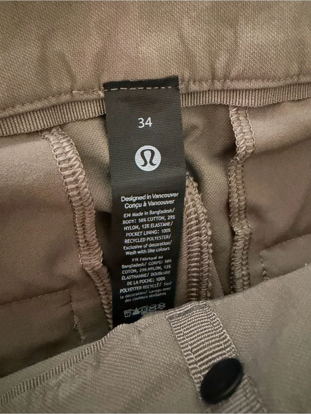 lululemon athletica tailored men